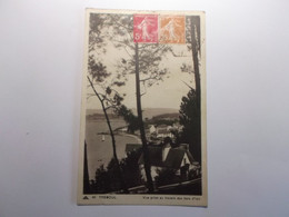 Delcampe - TREBOUL Vue Prise Au Travers Des Bois D'Isis - Tréboul