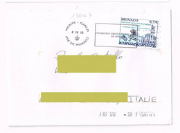 2012 - MONACO MONTECARLO PRINCIPATO  - Storia Postale - Briefe U. Dokumente