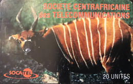 REPUBLIQUE CENTRAFRICAINE  -  Phonecard  -  SOCATEL - Antilope -  20 Unités - SC 7 - Central African Republic