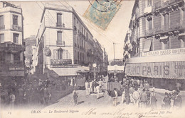 AFRIQUE DU NORD,ALGERIA,ALGERIE,ORAN,ORANIE,MAGHREB,1900,AU GRAND PARIS,TRAMWAY,AU GRAND MARCEAU - Oran