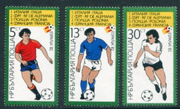 BULGARIA 1982 Football World Cup MNH / **.  Michel 3127-29 - Ongebruikt