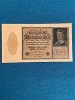 Banconota Germania 1922 Reichsbanknote 10000 Mark - Ohne Zuordnung