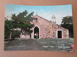 # CARTOLINA MOGORO (ORISTANO) CHIESA S. MARIA CARCAGIA - VIAGGIATA - Oristano