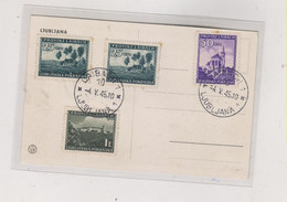 SLOVENIA,WW II GERMANY PROVINZ LAIBACH Nice Postcard LJUBLJANA 1945 - Slovenië