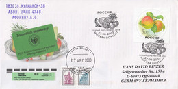 FDC RUSSIA 1117,fruits - FDC