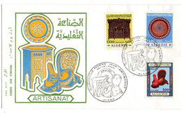 Algérie -- 1969 -- FDC   Artisanat  (3 Valeurs)  .... Cachet  Alger - Argelia (1962-...)