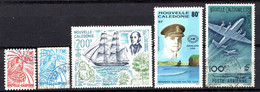 Nouvelle Calédonie 1946/2001 N°622,748,849, Poste Aérienne N°62,270   1,30 €   (cote 16,30  5 Valeurs) - Gebraucht