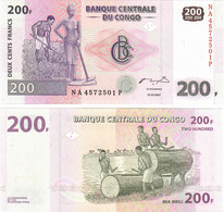 Congo (Democratic Rep) 200 Francs 2007 UNC - République Démocratique Du Congo & Zaïre