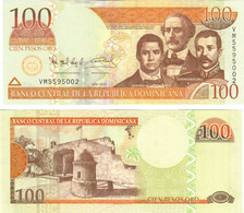 Dominican Republic 100 Pesos 2010 UNC - República Dominicana