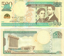 Dominican Republic 500 Pesos 2011 UNC - Dominicaine