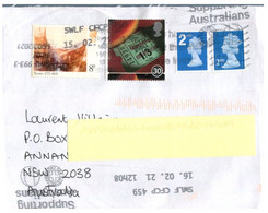 ((KK 1) United Kingdom Letter Posted To Australia During COVID-19 Pandemic (arrive 16-02-2021) - Lettres & Documents