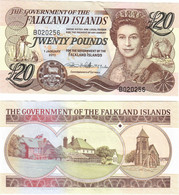 Falkland Islands 20 Pounds 2011 UNC - Isole Falkland
