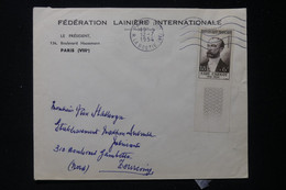 FRANCE - Sadi Carnot Seul Sur Enveloppe Commerciale De Paris Pour Tourcoing En 1954 - L 90516 - 1921-1960: Periodo Moderno