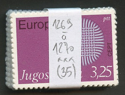 Yougoslavie - Jugoslawien - Yugoslavia Lot 1970 Y&T N°1269 à 1270 - Michel N°1379 à 1380 *** - EUROPA - Lot De 35 Séries - Colecciones & Series