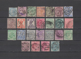 25 TIMBRES INDE ANGLAISE OBLITERES & NEUFS* DE 1865 à 1939     Cote : 21,65 € - Autres & Non Classés