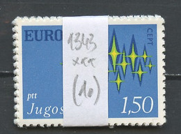 Yougoslavie - Jugoslawien - Yugoslavia Lot 1972 Y&T N°1343 - Michel N°1457 *** - EUROPA - Lot De 10 Timbres - Collections, Lots & Series