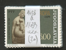 Yougoslavie - Jugoslawien - Yugoslavia Lot 1974 Y&T N°1438 à 1439 - Michel N°1557 à 1558 *** - EUROPA - Lot De 20 Séries - Colecciones & Series