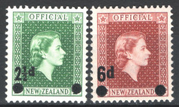 Nuova Zelanda 1959 Servizio Y.T.S123/24 **/MNH VF/F - Dienstpost