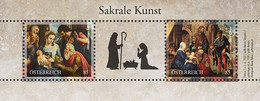 Austria - 2021 - Sacred Art - Adriaen Thomasz Key And Albrecht Durer - Mint Souvenir Sheet - 2011-2020 Nuovi & Linguelle