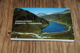 OBERALPPASS - DISENTIS - LUKMANIER / LEPORELLO / 10 BILDERN / CA. 10,5 X 7,5 CM. - Disentis/Mustér