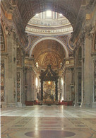 Vaticaanstad Postkaart "Interno Basilica Di S. Pietro" Gebruikt (834) - Vatican