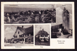 1926 Mit Feldpost Gelaufene AK, Gruss Aus Lommis, 4 Bildrig. Etwas Wellig. - Other & Unclassified