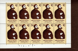 DDR Kleinbogen 2755 III Luther Postfrisch MNH *** - 1981-1990