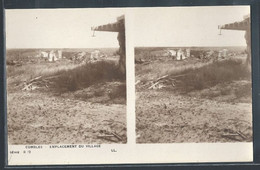 CPA 80 - Combles, Emplacement Du Village - Carte Stéréoscopique - Combles