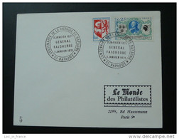 Obliteration Sur Lettre Postmark On Cover General Faidherbe Bataille De Bapaume 1971 - Krieg 1870