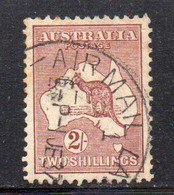XP3602 - AUSTRALIA 1931, 2 Sh/- Usato SG N. 134. W CofA (2380) - Usados