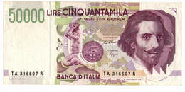 Italia - 50.000 Lire 1992 Bernini II     ----- - 50000 Lire