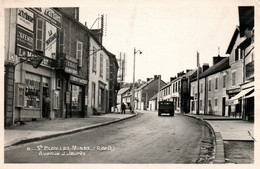 St Saint Eloy-les-Mines (Puy-de-Dome) Avenue Jean Jaurès, Magasin Journaux - Edition La Cigogne - Carte N° 8 - Saint Eloy Les Mines