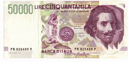 Italia - 50.000 Lire 1992 Bernini II     ----- - 50.000 Lire