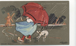 ILLUSTRATEUR - Ch. BEAUVAIS - Les Sports XIX - L'Hydrothérapie - Moullot-Marseille/PUB ELIXIR DES PRIEURS EMILE TARDIF - Beauvais