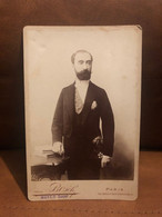 SADI CARNOT Sadi Carnot * Photo CDV Cabinet Circa 1885 * Né à Limoges Président De La République * Photographe Van Bosch - Personnages