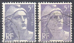 France 1951 - Mi.901 - 2v - Used - Oblitéré - 1945-54 Marianne De Gandon