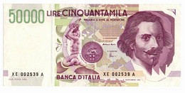 Italia - 50.000 Lire 2001 Bernini II - Serie Sostitutiva XE     ----- - 50.000 Lire