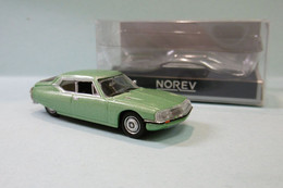 Norev - CITROEN SM 1972 Vert Métallisé Neuf NBO HO 1/87 - Strassenfahrzeuge