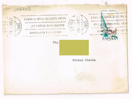Malaga - Spagna  - Storia Postale - Barca A Vela Boat - 1951-60 Lettres
