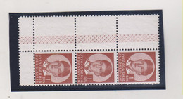 YUGOSLAVIA,1 Din Strip Of 3 MNH + Perforated Margin - Unused Stamps