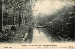 Mennecy * Le Canal * Propriété Des Anglais * Pêcheur Pêche à La Ligne - Mennecy