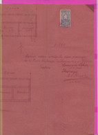 260149 / Bulgaria 1938 - 5 Leva (1938) Revenue Fiscaux , Sketch For A School In The Village Of Pet Kladentsi Rousse - Other Plans