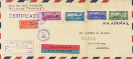 Guatemala, Aéreo. Sobre Yv 40/42, 45, 47. 1936. 2 Ctvos, 3 Ctvos, 5 Ctvos, 20 Ctvos, 30 Ctvos Y Diversos Valores De Corr - Other & Unclassified