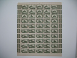 Niger Feuille De 50 Ex. Du PA 12 Neuf ** Gomme Coloniale Plié En Deux Voir Scan - Unused Stamps