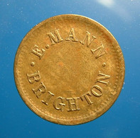 036-1 Hayes, New Auto10-5 - AUTOMATIC MACHINE SUPPLY H.L.BRIGHTON Brass 21.3mm - British Machine Token - Professionnels/De Société