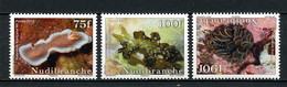 POLYNESIE 2012 N° 991/993 ** Neufs MNH  Superbes Faune Nudibranches Glossodoris Cyerce Nigricans Mollusques Animaux - Unused Stamps