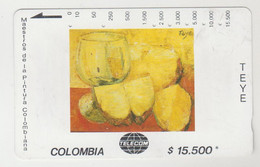 COLOMBIA (Tamura) -  Pinas, Tirage 10.000, 15,500 $ Colombian Peso, Used - Colombia