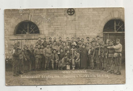 Cp , Carte Photo Charles MONTAG , Bitche ,  Militaria , Militaires , 311 E R.A.I.P. , Enterrement Dupère 100 , VERDUN - Personajes