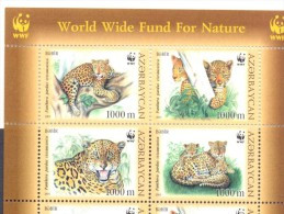 2005. Azerbaijan,  WWF, Leopard, 4v, Mint/** - Aserbaidschan