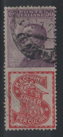 1924-25 Francobolli Regno Pubblicitari 50 C. Singer - Reklame